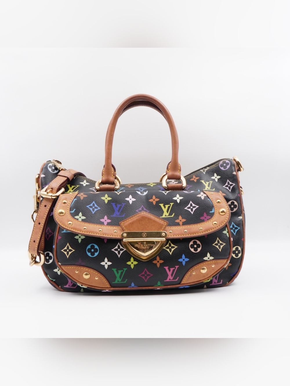 CH17 💗 Louis Vuitton Monogram Multicolor Rita Black